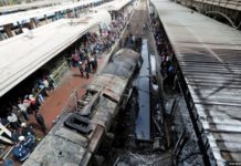 Египетте вокзал өртеніп ондаған адам мерт болды